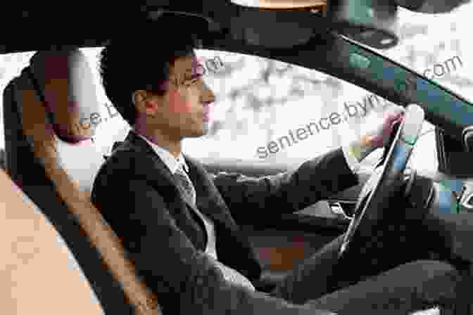 A Black And White Photograph Of A Man Driving A Car. Personally Speaking: Words And Pictures From Tom And Lois Underwood 1952 To 1973