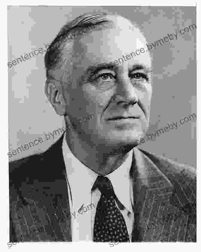 A Black And White Photograph Of Franklin Delano Roosevelt In A Suit And Tie, Smiling And Looking Directly At The Camera. FDR Jean Edward Smith