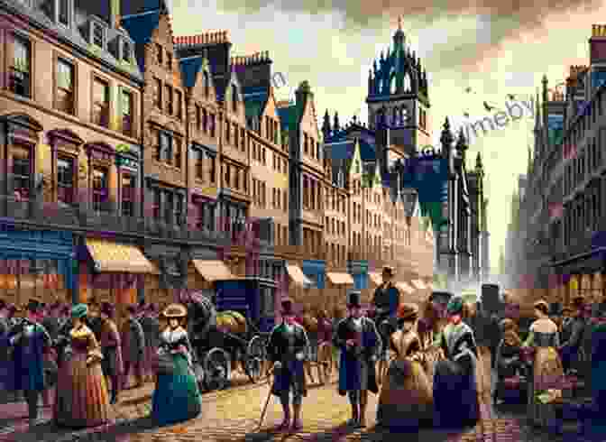 A Bustling Royal Mile Filled With People And Buildings My Royal Mile Adventure Jan Andrew Henderson