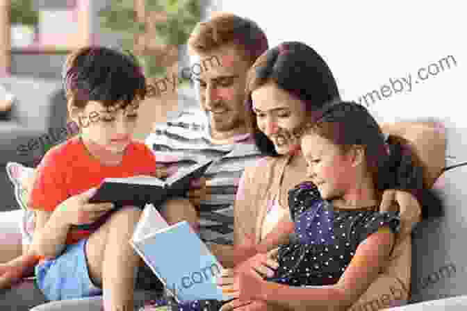 A Family Reading The 'Costa Rica Learning Fun For Young Kids' Book Together Costa Rica: Learning Fun For Young Kids