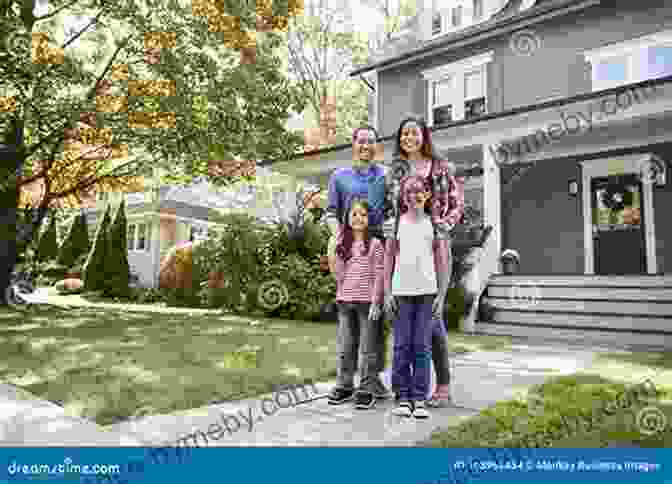 A Portrait Of A British American Family Standing In Front Of Their Log Cabin Portraits Of British Americans (Canada) V2