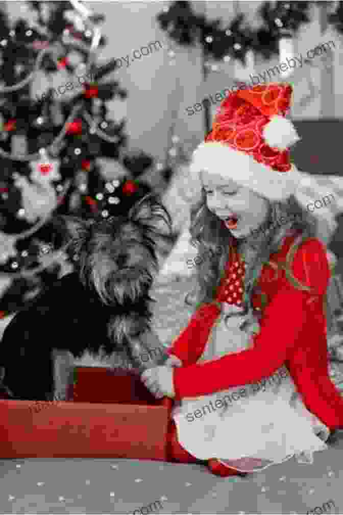 A Young Girl And Her Dog Sit Together Under A Christmas Tree, Smiling Dog Diaries: Happy Howlidays: A Middle School Story