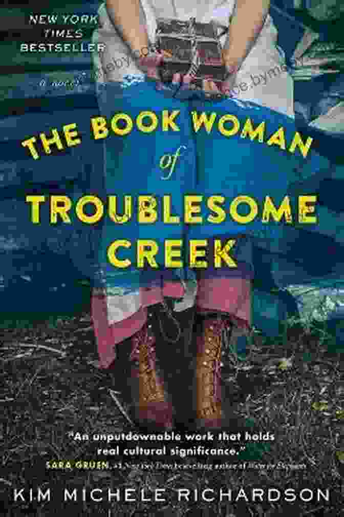 Bad Day At Texas Creek Book Cover, Featuring A Distressed Woman Running Through A Dark And Ominous Forest Bad Day At Texas Creek