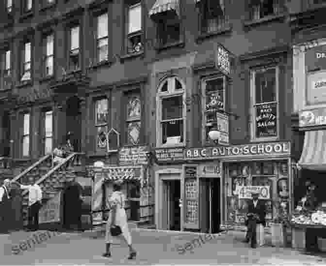 Black And White Photo Of A Street In Harlem, New York City, With People Walking And Buildings Towering Overhead Little Boy Blues: A Memoir