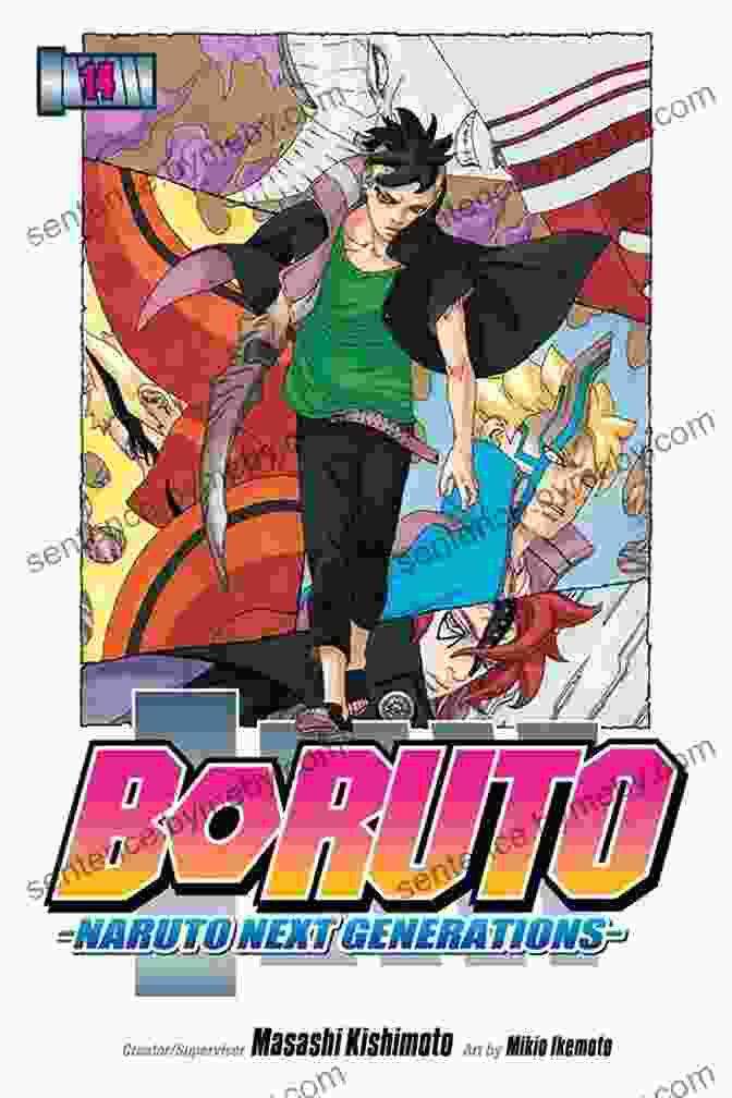 Boruto: Naruto Next Generations Volume 17 Book Cover Featuring Kawaki Confronting The Monsters Boruto: Naruto Next Generations Vol 8: Monsters