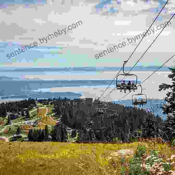 Brock And Becca Taking In The Views From Grouse Mountain BROCK AND BECCA VACATION IN VANCOUVER (BROCK AND BECCA 7)