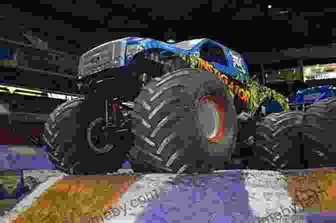 Close Up Of The Massive Tires And Suspension System Of A Monster Truck. Monster Trucks (Step Into Reading)