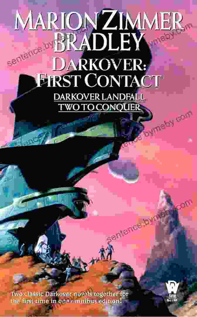 Darkover First Contact Darkover Omnibus Featuring A Vibrant Cover With A Spaceship Approaching A Planet Encircled By Rings And A Medieval Castle Amidst Mountains. Darkover: First Contact: (Darkover Omnibus #6)