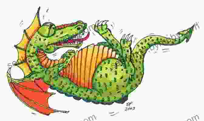 Illustration From The Book Depicting The Children And The Dragon Laughing And Exploring The Library Do Not Bring Your Dragon To The Library (Fiction Picture Books)