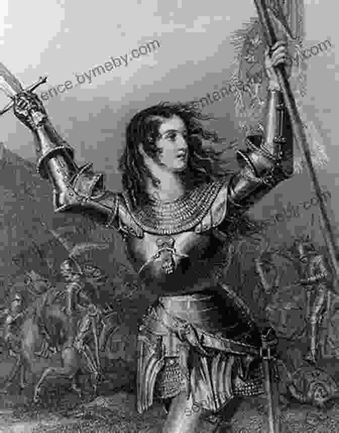 Joan Of Arc, A Young Woman In Armor, Holding A Sword Warrior Women James Syhabout