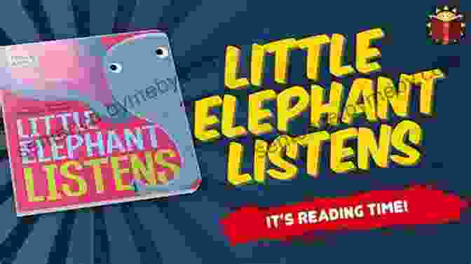 Little Elephant Listens Book Cover Featuring A Cute Elephant With Headphones Little Elephant Listens (Hello Genius)