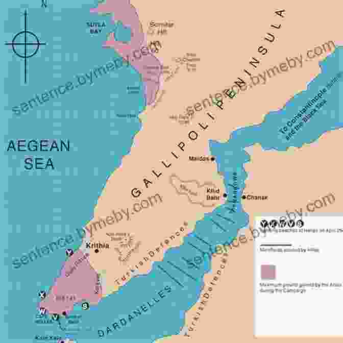 Map Of The Gallipoli Peninsula Anzac: Sari Bair (Battleground Gallipoli)