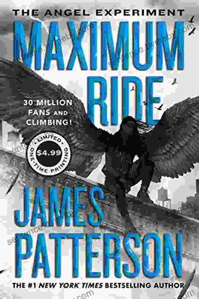 Maximum Ride Book Cover Featuring A Stunning Illustration Of Maximum, A Young Girl With Wings, Soaring Through The Air Angel: A Maximum Ride Novel