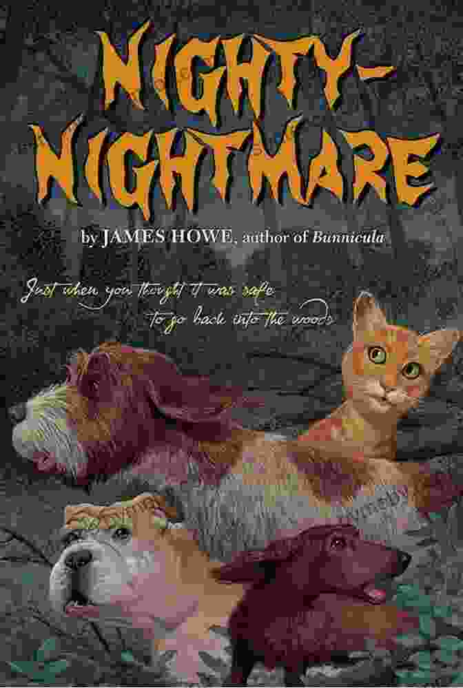 Nighty Nightmare Bunnicula And Friends Book Cover Featuring Bunnicula, Chester, And Harold Nighty Nightmare (Bunnicula And Friends 4)