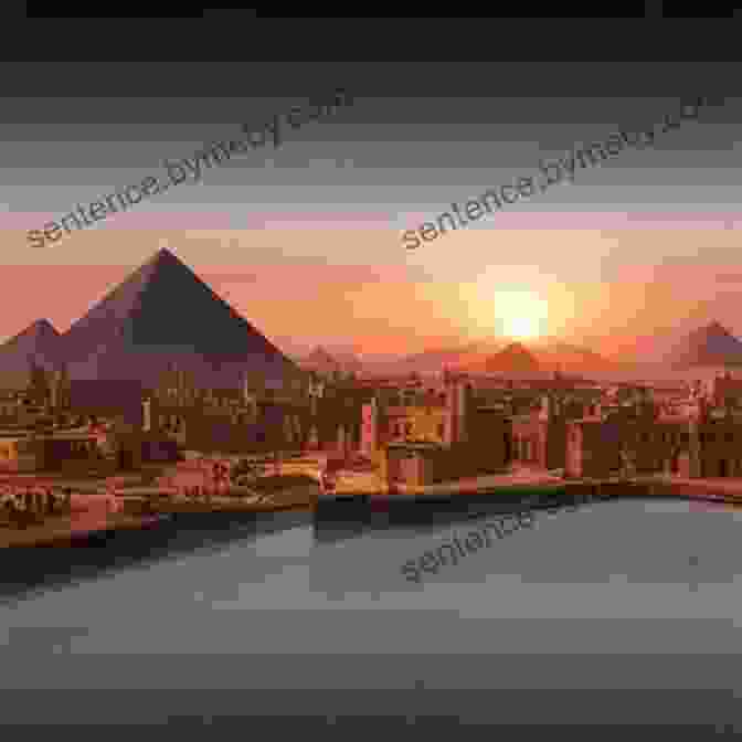 Panoramic View Of A Restored Ancient City, Showcasing Towering Pyramids And Bustling Streets. Tales Of The Great #1 Restored: The Story Of Samson (Volume)