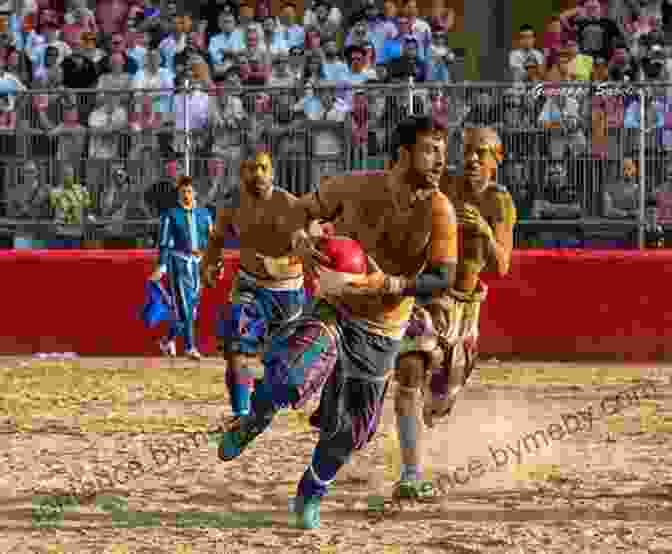 Players In Traditional Costumes Participating In A Thrilling Calcio Storico Match In Florence. FLORENCE FOR TRAVELERS The Total Guide: The Comprehensive Traveling Guide For All Your Traveling Needs (EUROPE FOR TRAVELERS)