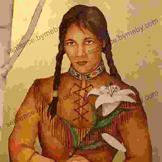 Portrait Of Kateri Tekakwitha Kateri Tekakwitha The First Aboriginal Woman Saint Who Died Beautiful Canadian History For Kids True Canadian Heroes Indigenous People Of Canada Edition