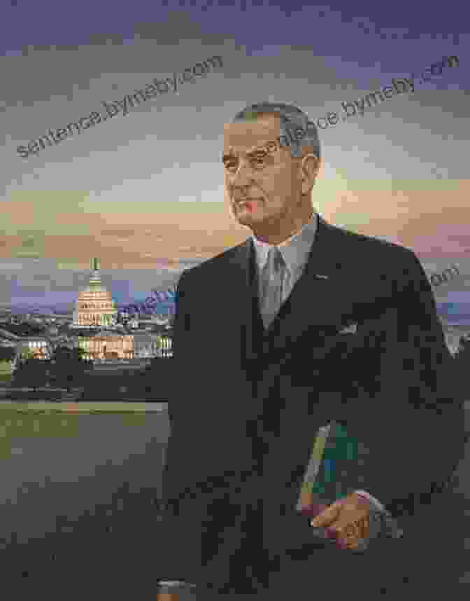 Portrait Of Lyndon B. Johnson, The Accidental President Who Implemented The Great Society. Accidental Presidents: Eight Men Who Changed America