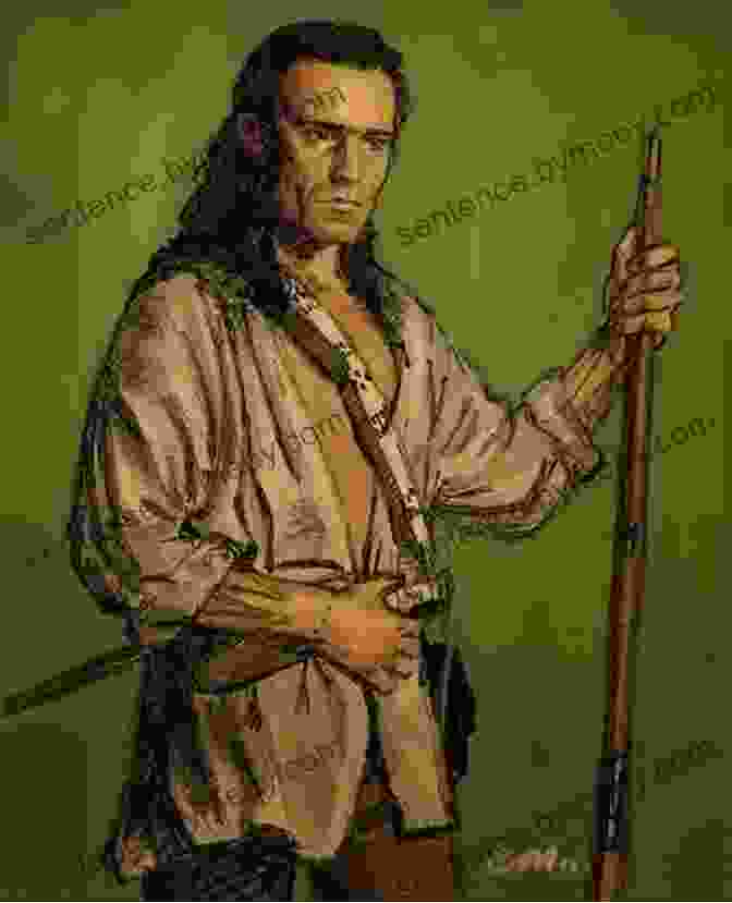 Portrait Of Natty Bumppo, The Rugged And Resourceful Frontiersman The Complete Leatherstocking Tales James Fenimore Cooper