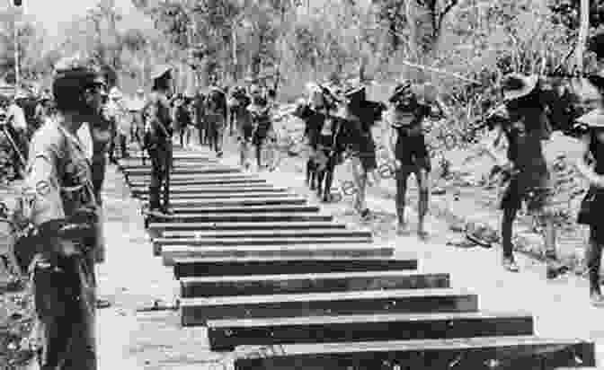 POWs Toiling On The Thailand Burma Railway Under The Watchful Eyes Of Japanese Guards. Long Way Back To The River Kwai: Memories Of World War II