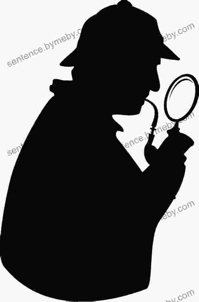 Sherlock Holmes, The Enigmatic Detective, Peering Through A Magnifying Glass, A Symbol Of His Meticulous Attention To Detail A Christmas Carol Cold Case: A Sherlock Holmes Adventure