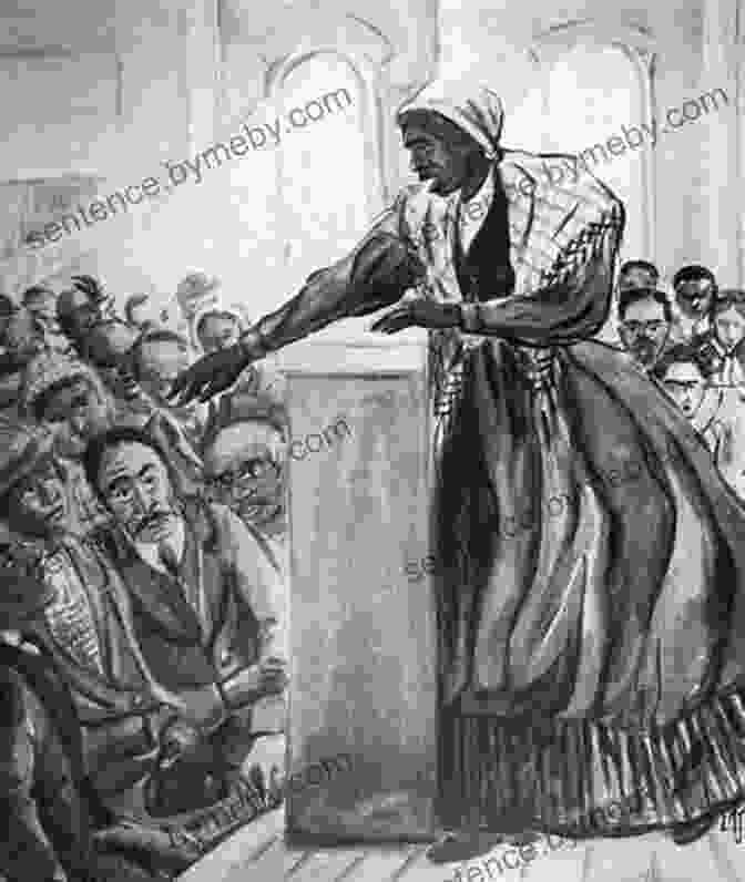 Sojourner Truth Speaking At A Rally Narrative Of Sojourner Truth: A Northern Slave