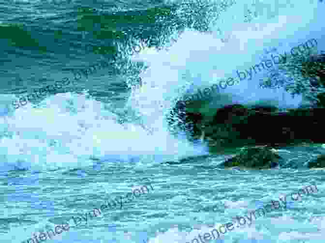 Stormy Sea Waves Crashing Against Rocks, Evoking The Bleak And Unforgiving Nature Of The Ocean The Bleak And Empty Sea: The Tristram And Isolde Story (The Merlin Mysteries)