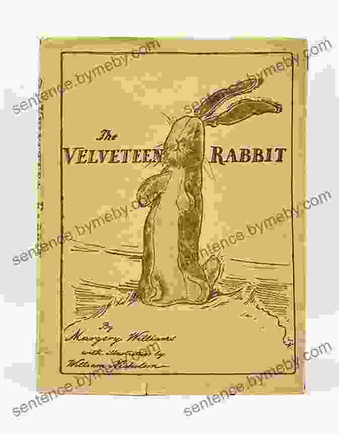 The Velveteen Rabbit 1922 First Edition Book Cover With A Stuffed Rabbit On A Velvet Cushion The Velveteen Rabbit 1922 First Edition