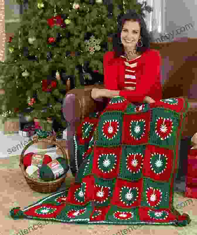 Vibrant Christmas Afghan With Festive Motifs Christmas Afghan Crochet Complete Guide: Simple Techniques To Crochet Your Own Beautiful Afghans