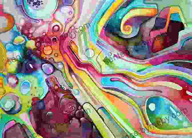 Watercolour Painting Of A Colourful Abstract Composition Paint Yourself Positive: Colourful Creative Watercolour