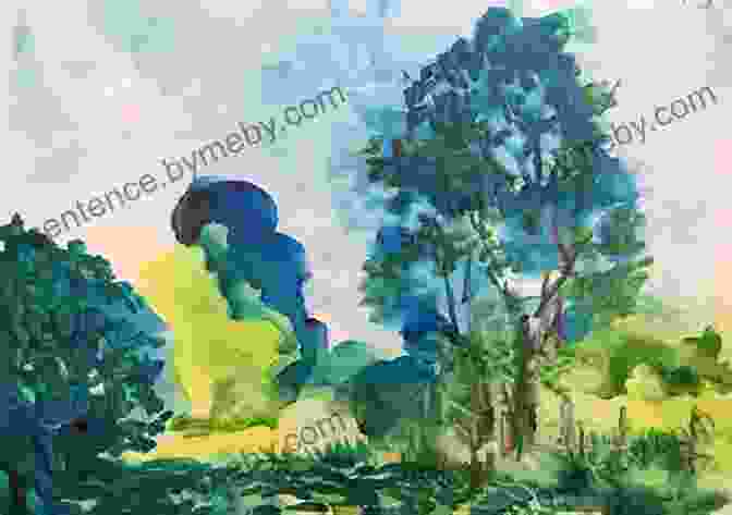 Watercolour Painting Of A Serene Landscape Paint Yourself Positive: Colourful Creative Watercolour