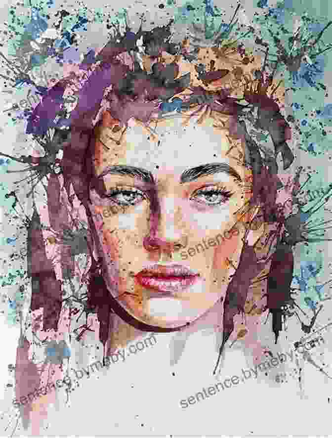 Watercolour Portrait Painting Of A Woman, Capturing The Softness Of Her Features And The Depth Of Her Gaze. Jean Haines World Of Watercolour